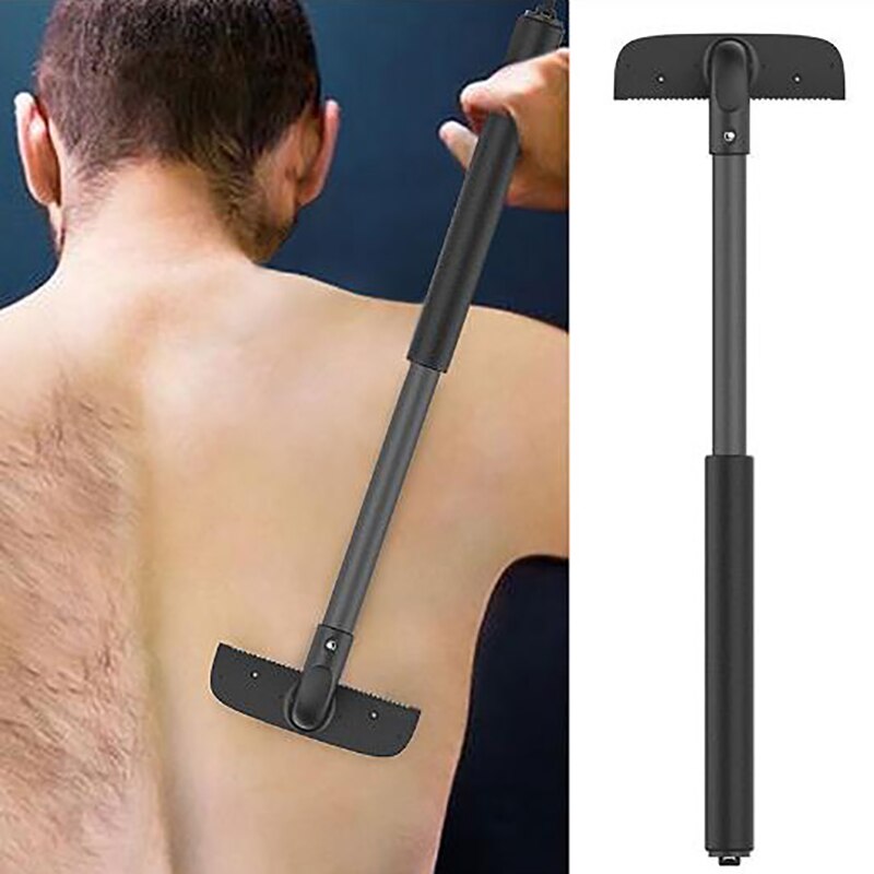 Men Back Shaver Back Hair Shaver Blade Adjustable Trimmer Body Leg Razor Long Handle Removal Razors