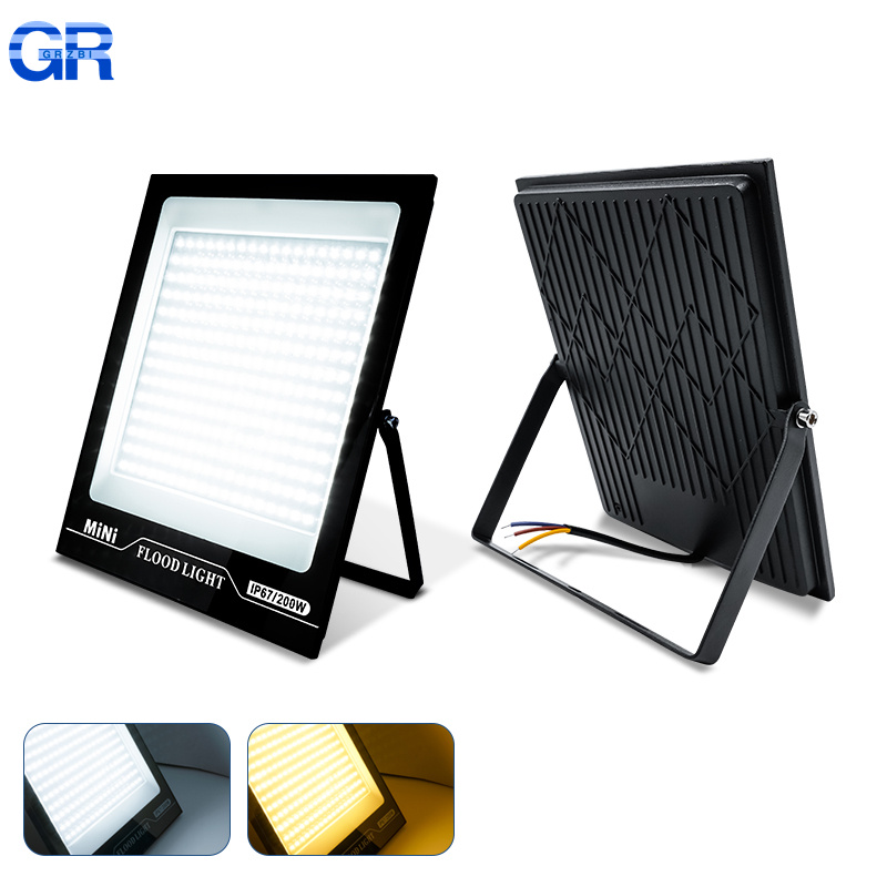 Led-strålkastare 220v 10w 20w 30w 50w 100w 150w 200w ip67 vattentäta strålkastare utomhusgarage gata trädgård gård väggbelysning