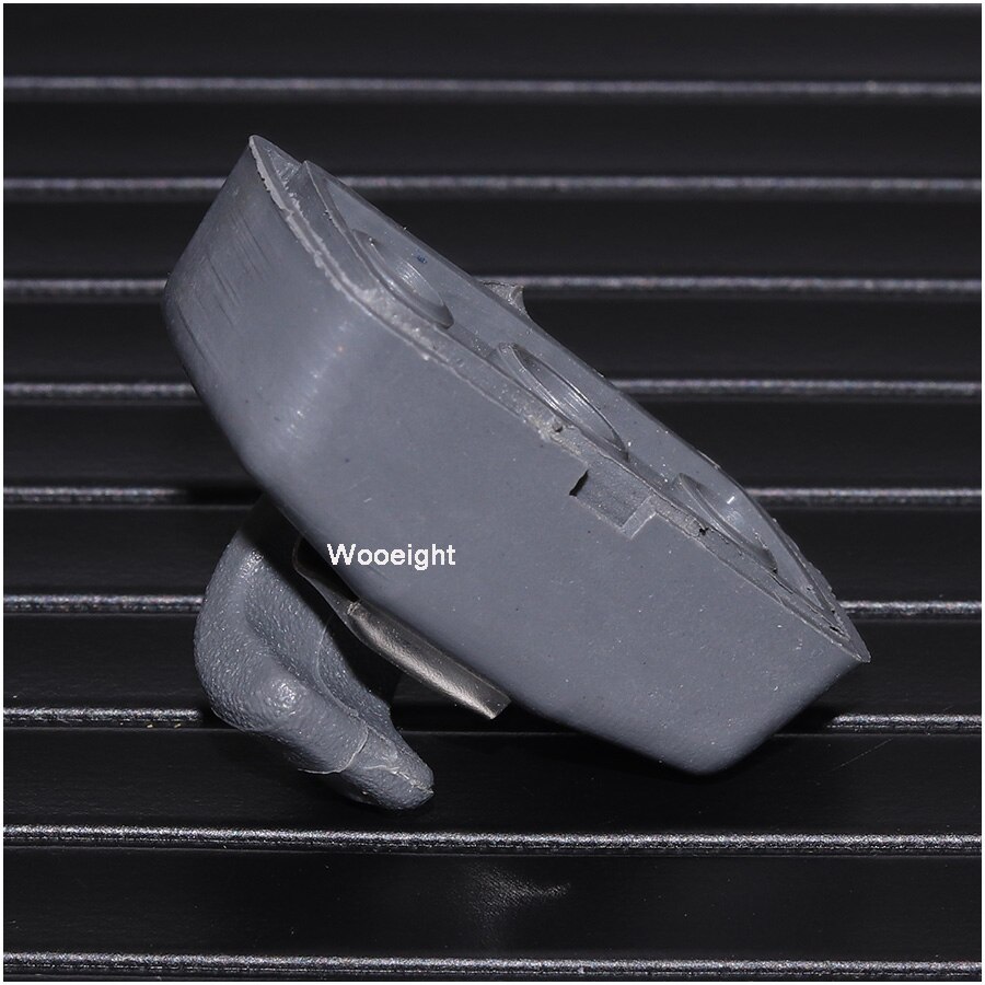 Wooeight 3B0857561B Grijs Zonneklep Zonneklep Haak Clip Bracket Hanger Voor Vw Golf Jetta Passat Polo Seat Kever 3B0 857 561 B