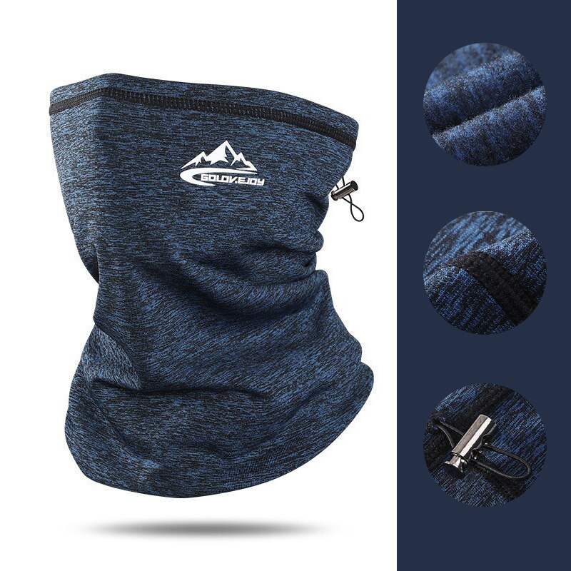 Cache-cou en polaire pour homme et femme, cache-nez thermique, couvre la moitié du visage, pour le cyclisme, le Snowboard, la randonnée, le Ski: F