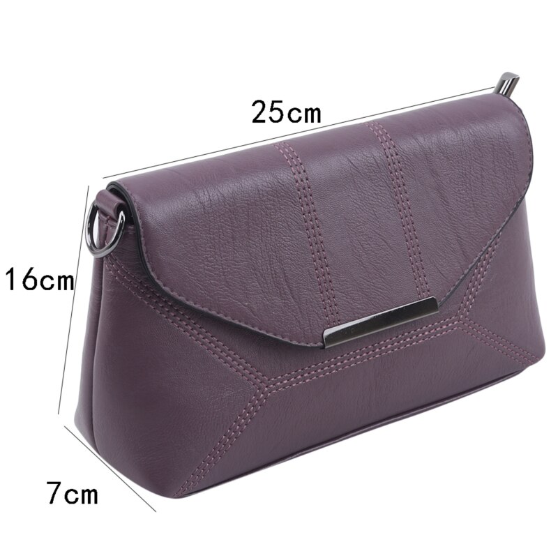 Midden-Aged Ms Mom Messenger Bag Vrouwelijke Pu Polyester Zacht Leer Modieuze Compacte Moeder-In- wet Schoudertassen