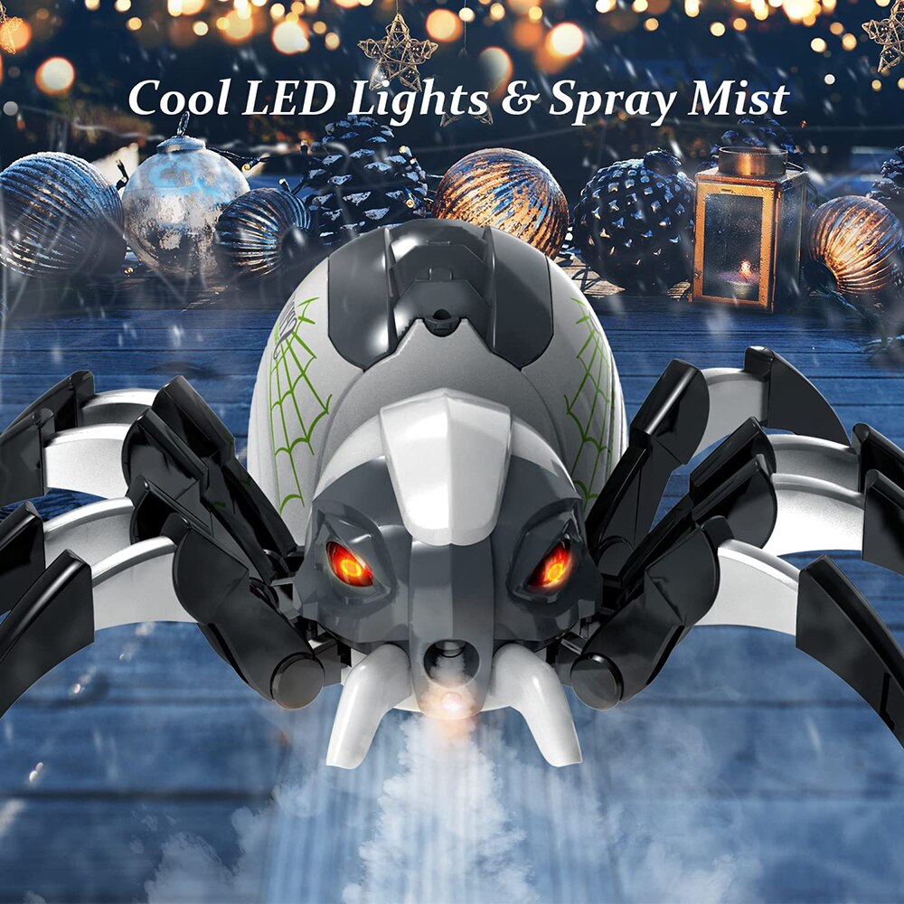 Remote Control Spider RC Moving Spray Spider Robot Toys for Kids Wireless Remote controlled Toy with Real Music Effe Best