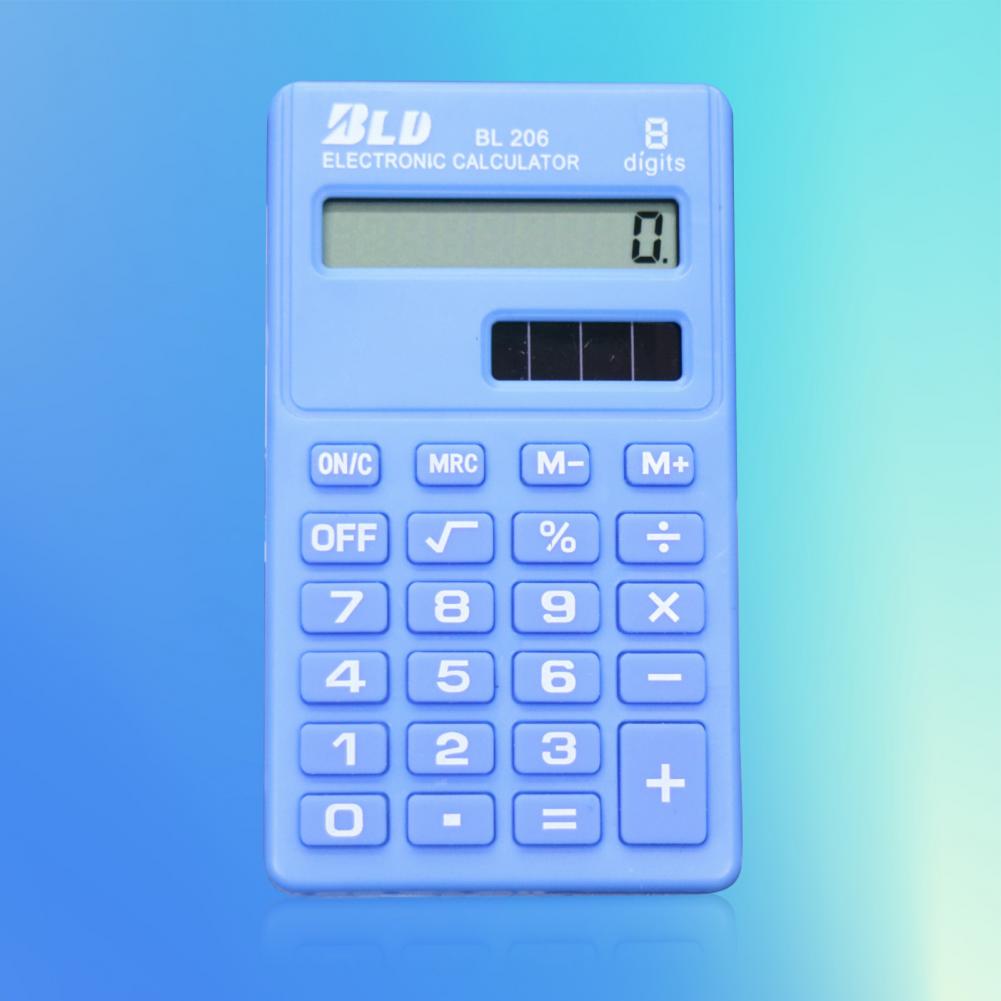 Praktische Uitstekende 8 Cijfers Mini Calculator Draagbare Zakrekenmachine Cartoon Schoolbenodigdheden