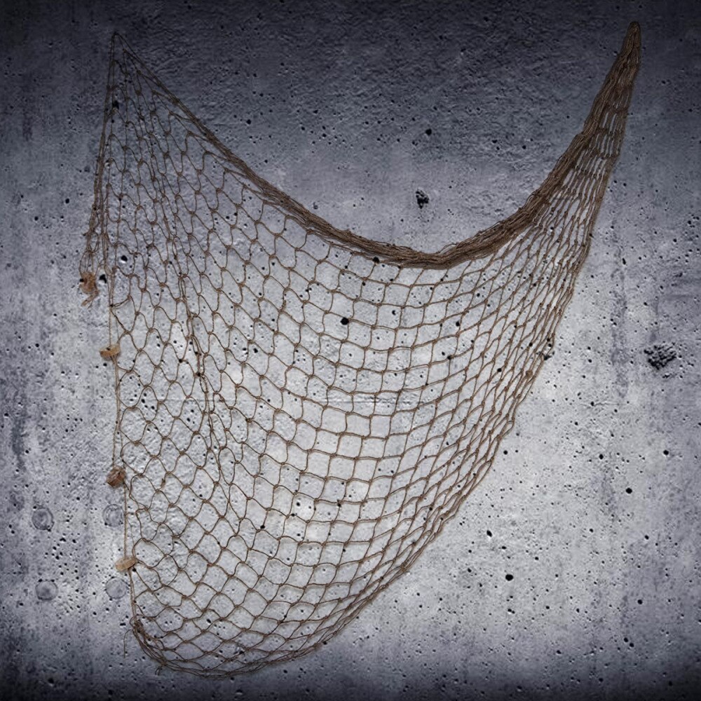100*200cm Mediterranean Style Decorative Fish Netting Marine Fishing Net Wall Decoration Photographing Background