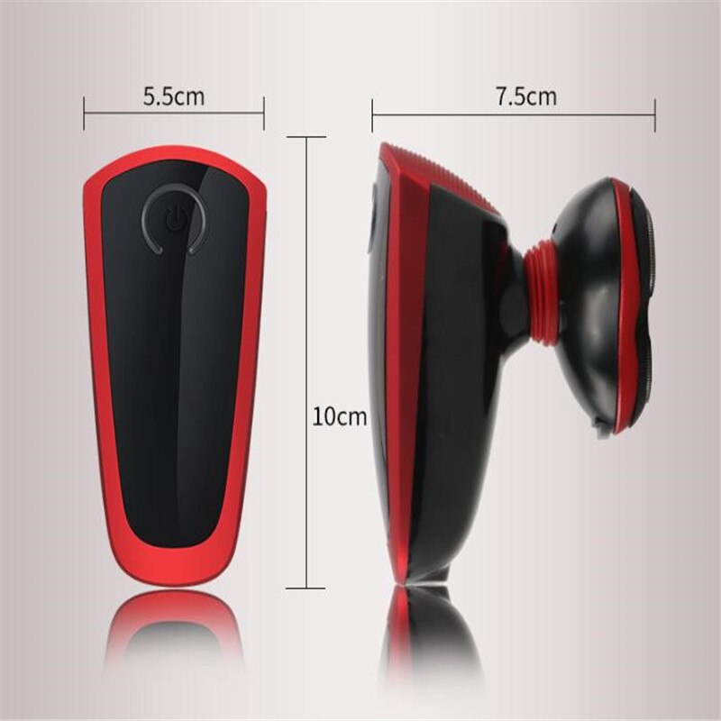 3D électrique baldhead rasoir rasoir lavable visage tondeuse homme Kit de toilettage crâne tondeuse auto rasé coupe de cheveux Balding rasage coupe