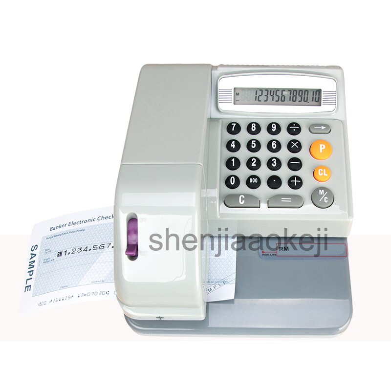 Automatische Controle Machine Engels Cheque Printer Hong Kong Maleisië Singapore UK Plug DY-230 Controles Printer 110-220V 1pc