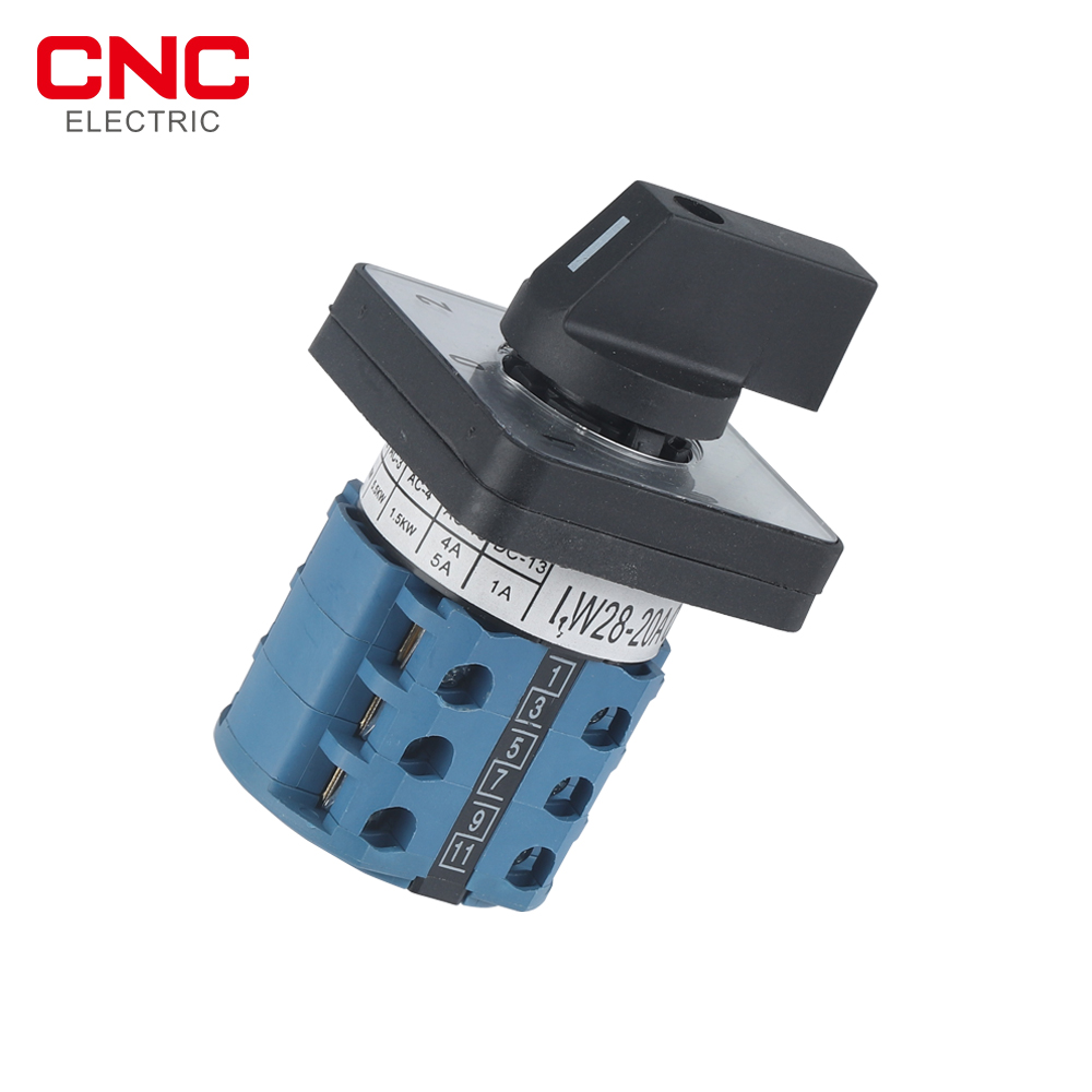 CNC LW28-20 1-0-2 sélecteur commutateur rotatif 5-20A 220V commutateur universel 3 positions 3Knots commutateur d'inversion de moteur électrique: Default Title