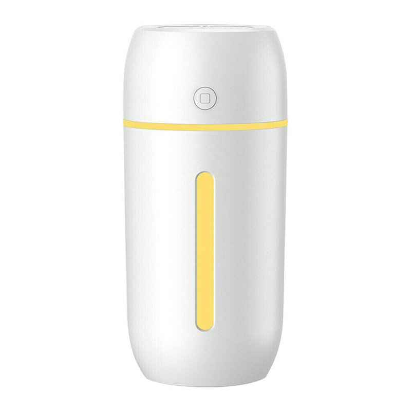 ELOOLE 320ML Luftbefeuchter Mit Batterie für Heimat Sekretariat Tragbare USB Aroma Diffusor Auto Nebel Hersteller Ultraschall Befeuchtung: Weiß