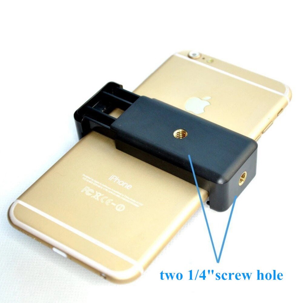 Universal Cell Phone Clip Holder Shoe Screw Adapter Tripod Mount for SLR DSLR Camera