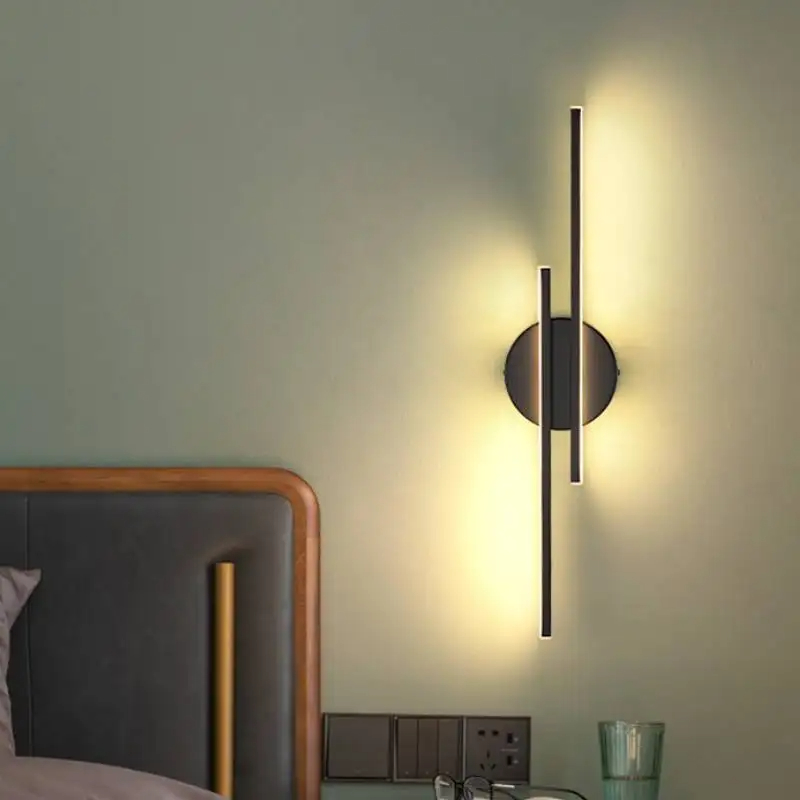 Simplicity led-væglamper egnet til stue, tv, baggrundsvæg, nordisk trappe, korridor, arbejdsværelse, dobbeltlinjelys