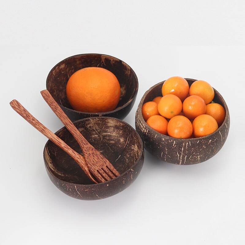 Vaisselle vajilla de coco de ramen, cuencos completos de platos, bol frutero, vajilla de madera, platos de cocina, fideos completa de platos frutero tazones ensaladera aperitivos para comer pipas y cascaras cáscaras