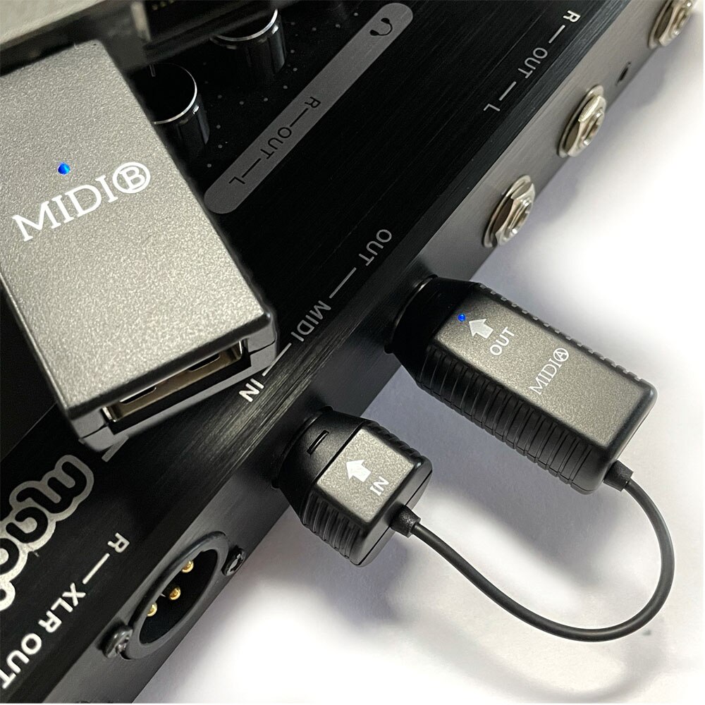 M-vave bezprzewodowy MIDI System Adapter Bluetooth 5-PIN DIN MIDI Master zamiast Midi kabel do klawiatura pianina, Android,iOS,Windows