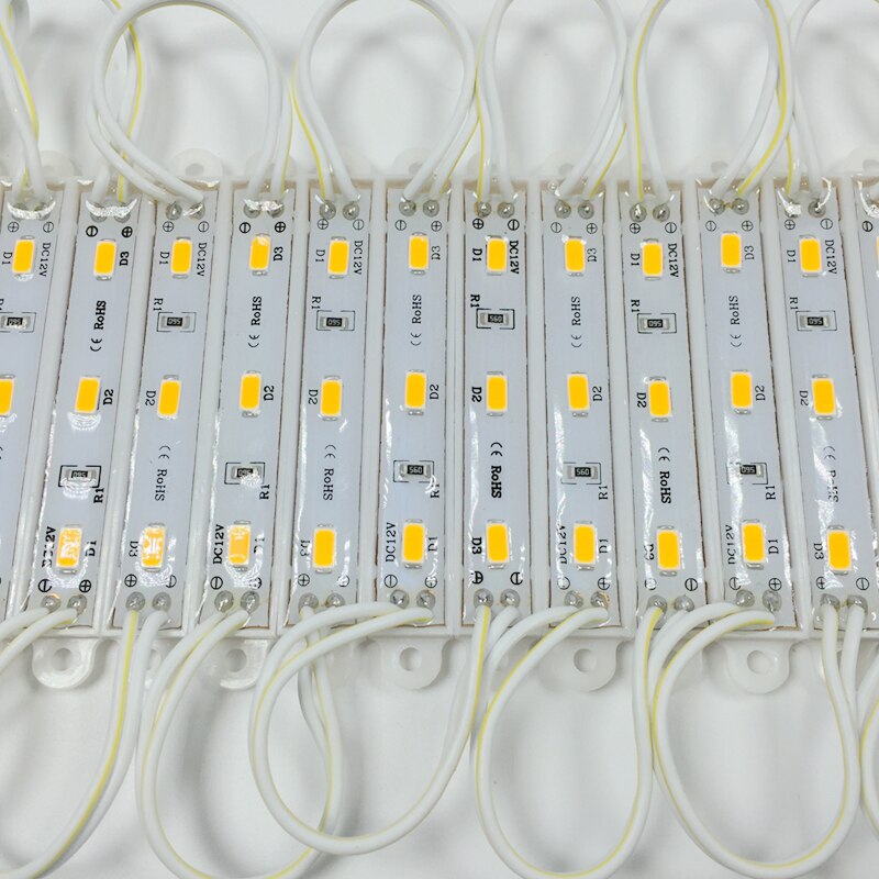 thumbnail image 2 of 50ft (100pcs) 5630 SMD LED Module Strip Kit – 12V Waterproof Lights With Power Supply – For Signs 2 of 5