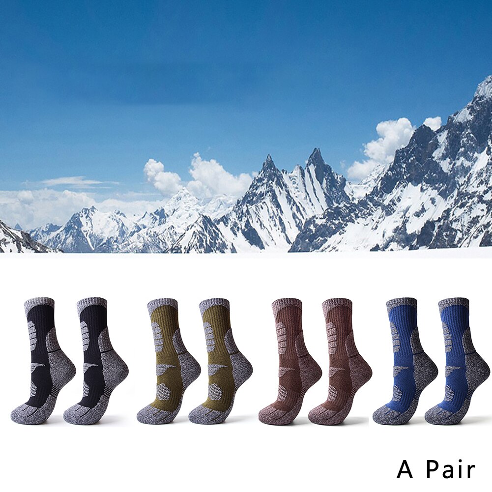 1 paio di Sci Calzini E Calzettoni Tubo Medio Caldo Antiscivolo Morbido A Casa di Spessore Snowboard Alpinismo Invernale di Assorbire Il Sudore tutto'aperto Traspirante