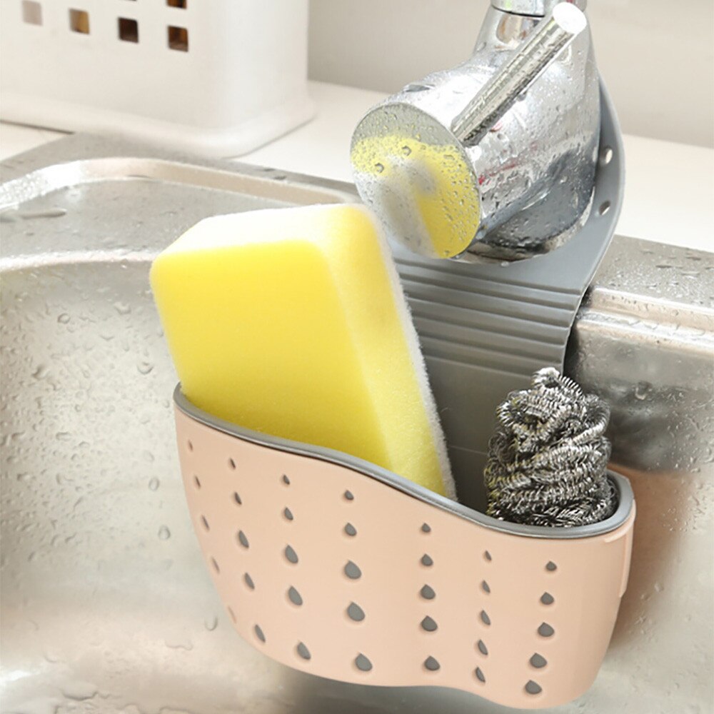 Keuken Spons Afvoer Houder PP + rubber Wc Zeep Plank Organisator Spons Opbergrek Mand Wassen Doek Gereedschap Opslag Ondersteuning
