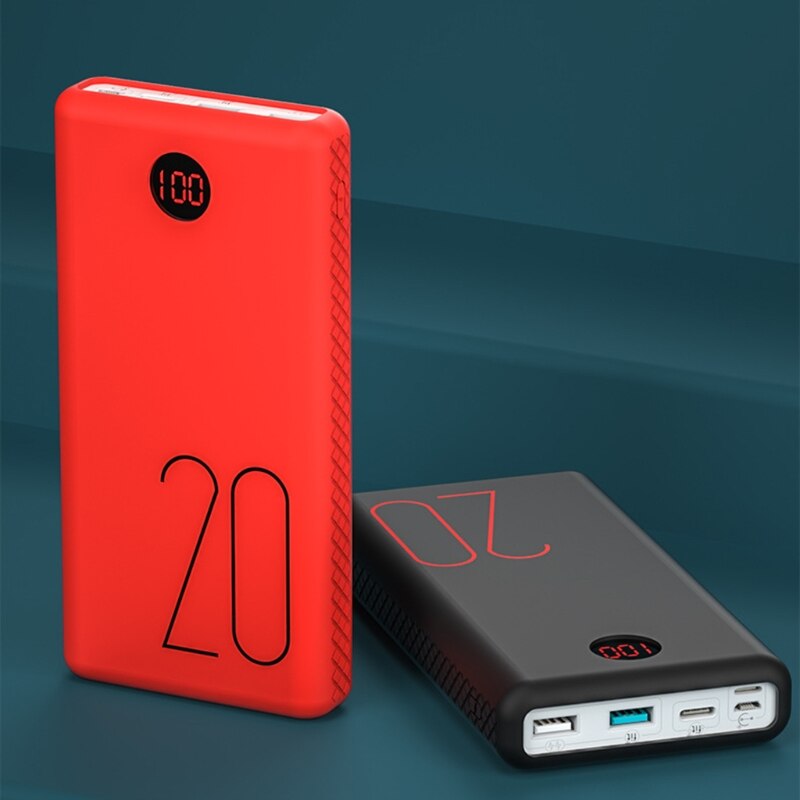 For ROMOSS LT20 Power Bank 20000mAh Silicone Protective Case Anti-impact/skid Cover For ROMOSS LT20 Pro Power Bank Skin