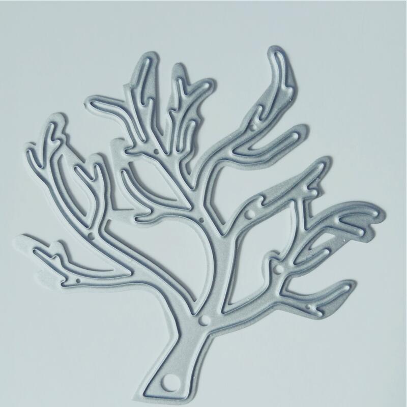 Metal Tree Style Cutting Dies Embossing Stencils Stamps For Diy Scrapbooking Die Emboss Folders Paper Card Making Craft Supplies: JL35
