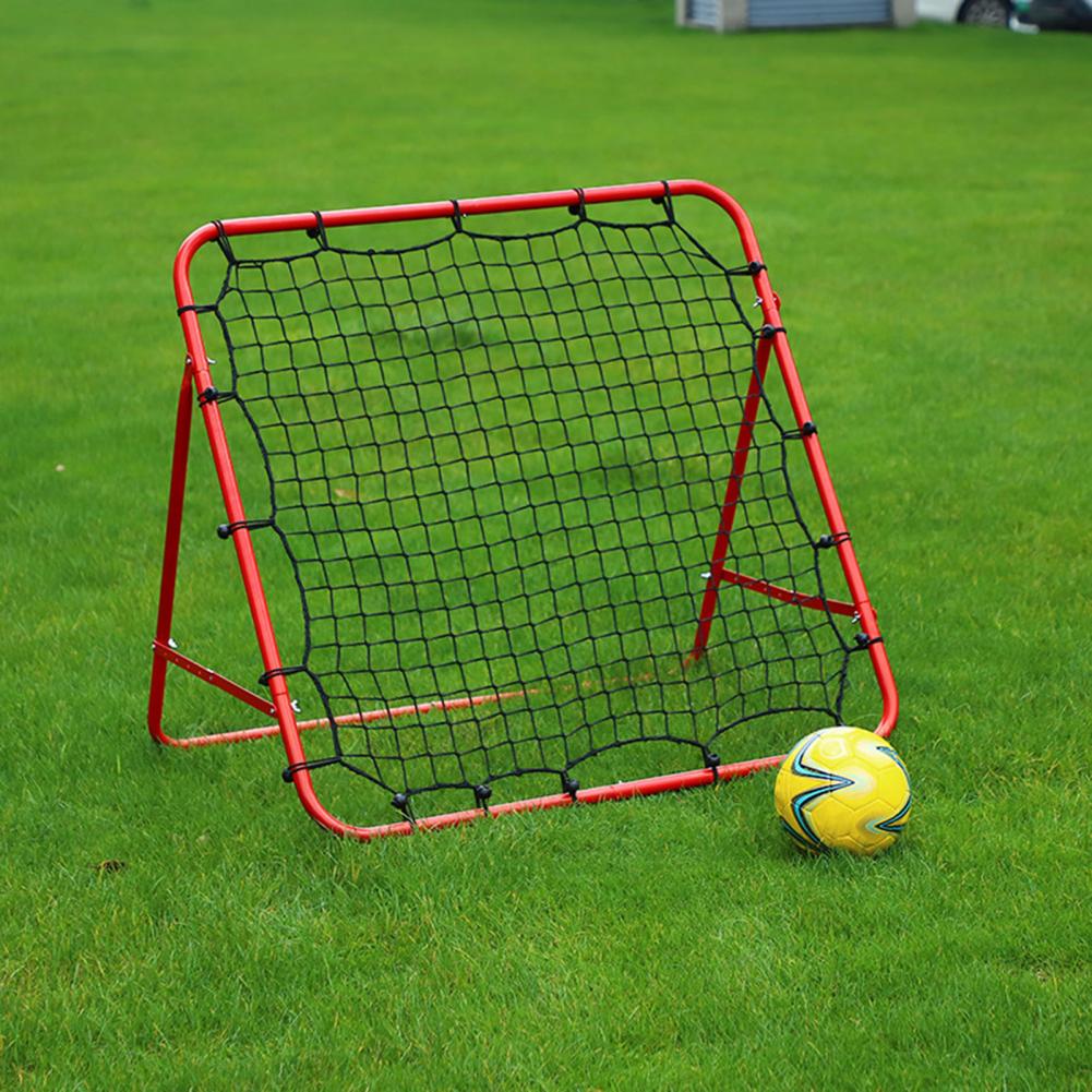 Red de rebote de fútbol con 20 cuerdas elásticas, red de práctica de fútbol, objetivo, red de rebote, ayuda de entrenamiento para principiantes
