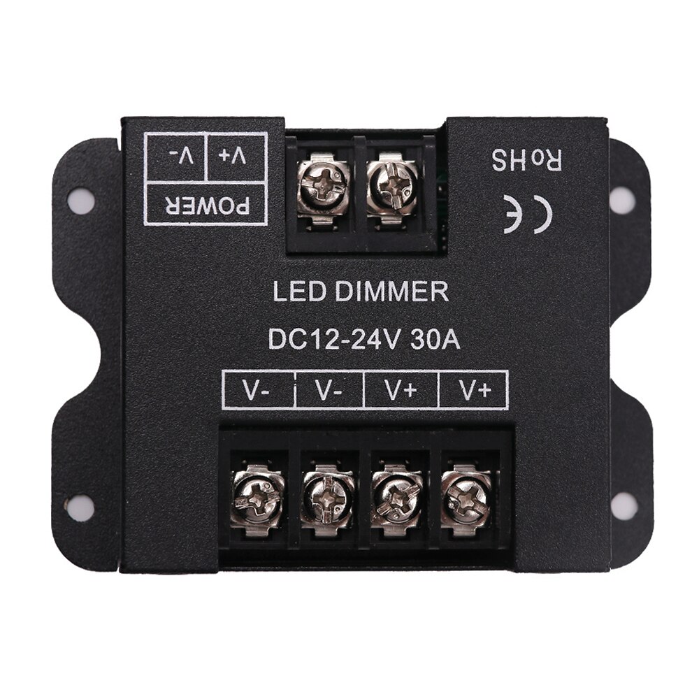 DC 12V 24V Einzigen farbe 360W RF controller mit 23key fernbedienung Für 5050 2835 LED Streifen Neon licht