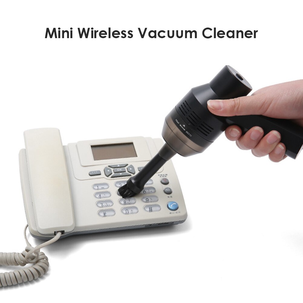 Portable Mini Handheld Vacuum Cleaner USB Powered/Battery Rechargeable Powered PC Keyboard Car Dust Remover Wireless Cleaaning