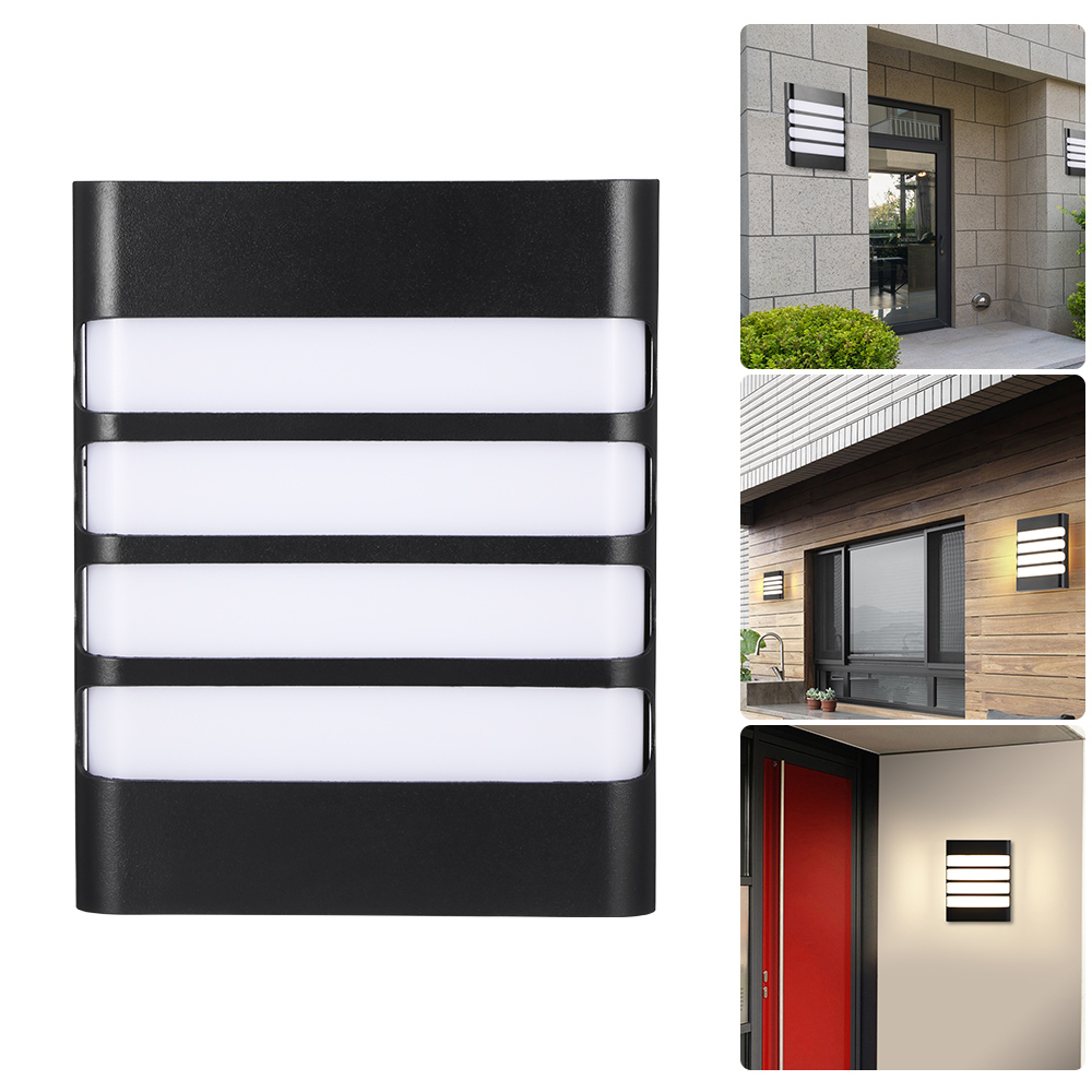 LED Wandlamp Outdoor Verlichting Waterdichte Moderne Vierkante Tuinpad Straat Wandlamp Gangpad Balkon Lamp Buitenverlichting