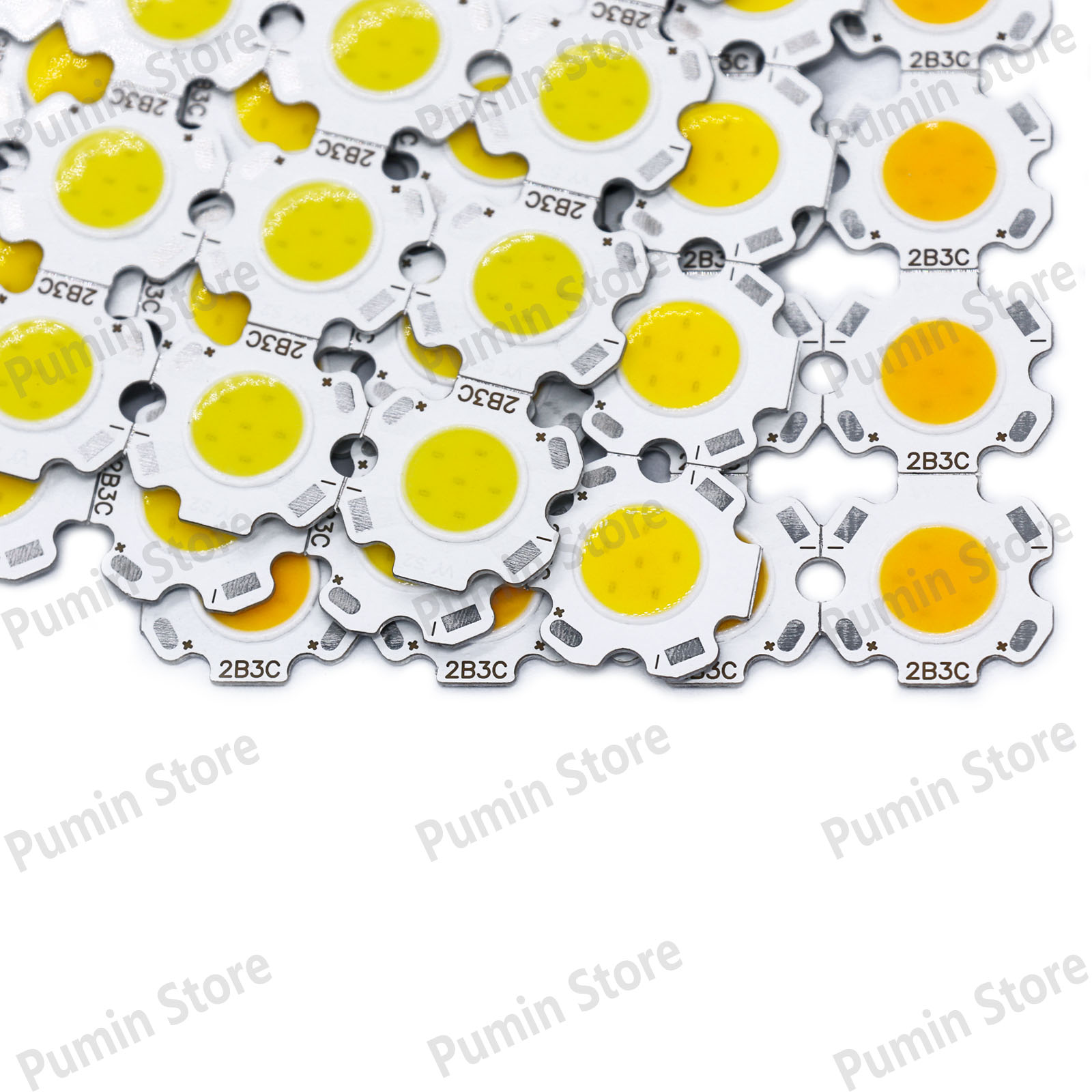 10/20/50pcs LED puce phare perle 3W/5W/7W/10W blanc neutre en forme d'étoile Tube lumière projecteur Source de lumière accessoires