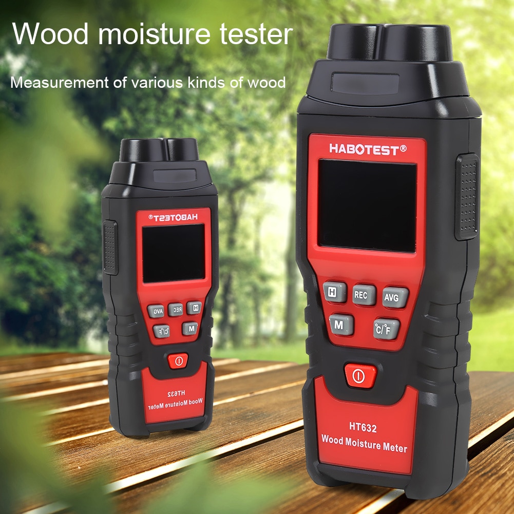 Large LCD Display Wood Moisture Meters Hygrometer Humidity Tester for Plywood Wood Humidity Tester Hygrometer Timber