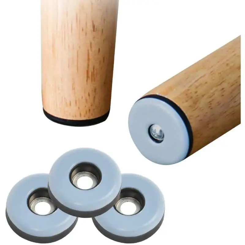 Coussinets coulissants de meubles réutilisables, 8 pièces, avec vis, tapis de pied de Table et de chaise, protecteur de sol pour tapis, carrelage, bois dur