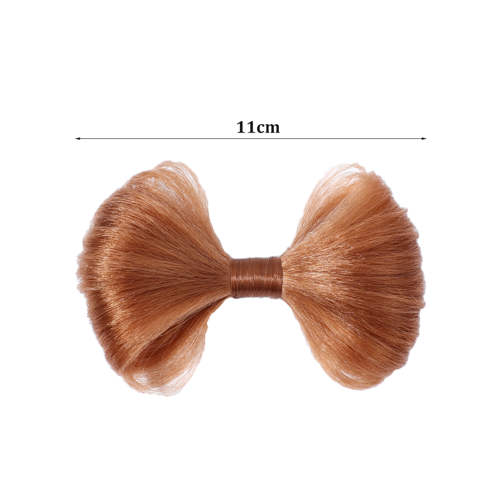 Synthetische Haarschleife Dutts Haarspange Dutt Frisur Schleife Haarschmuck für Frauen Braun Schwarz Chignon Haarnadeln Perücke Haarknoten