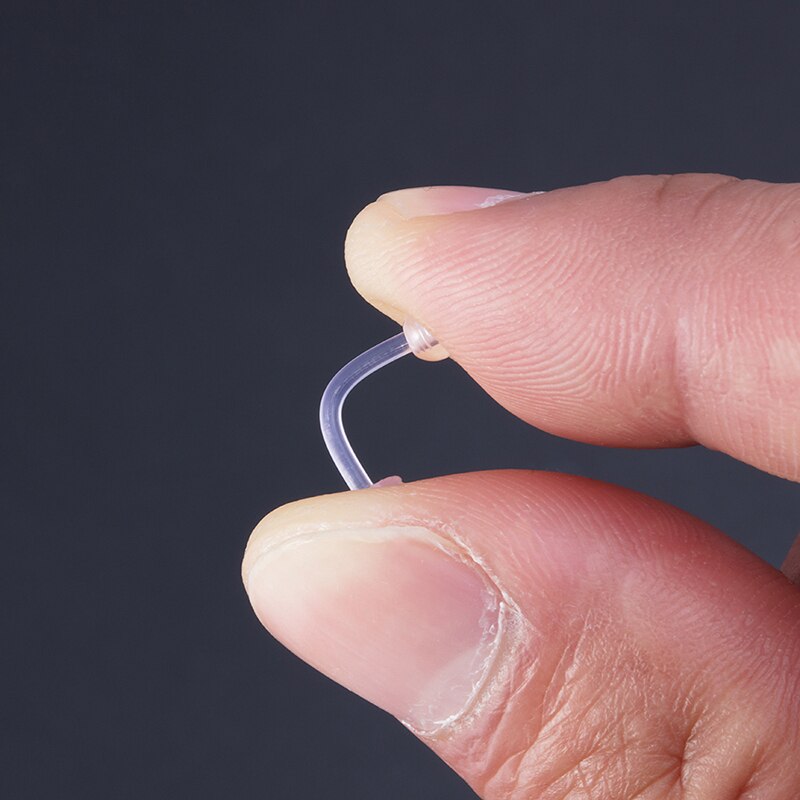 10 Uds. Piercing de labio acrílico transparente, anillo Labret Bioflex, pendiente de cartílago de la oreja, barra Tragus Helix, retenedor, joyería Flexible 16G