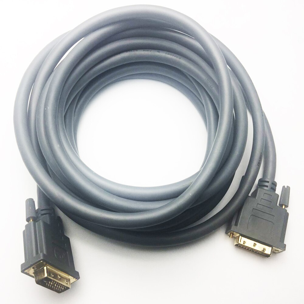 5M Standard Dual-link DVI cable 15ft DVI-D 24+1 male to male up to 2560x1600 supported