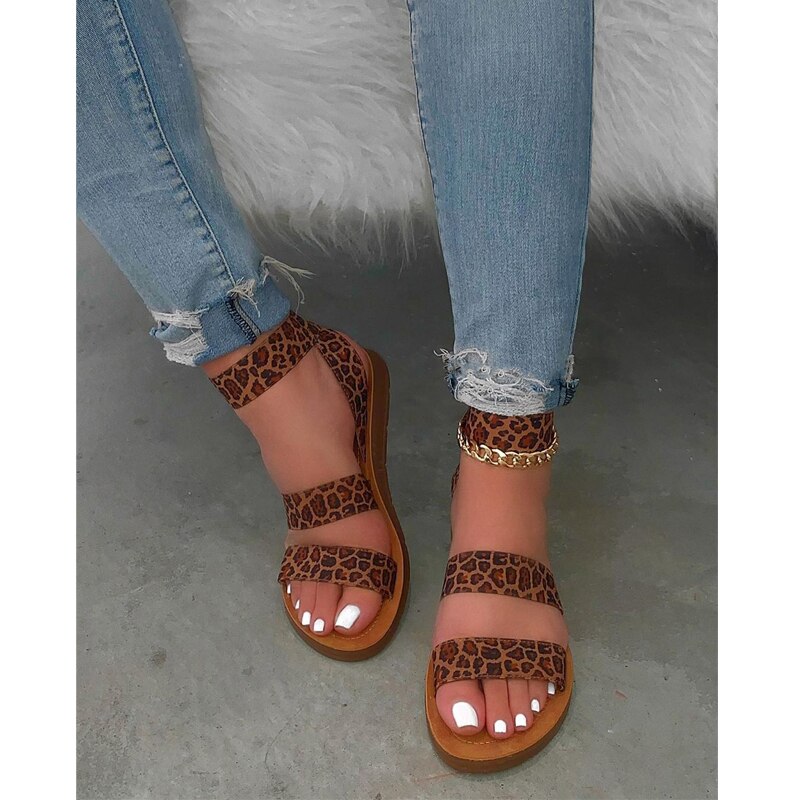 Sandales légères pour femmes, chaussures de plage d'été à une ligne, confortables, grande taille 37-42, collection sandales plates décontractées