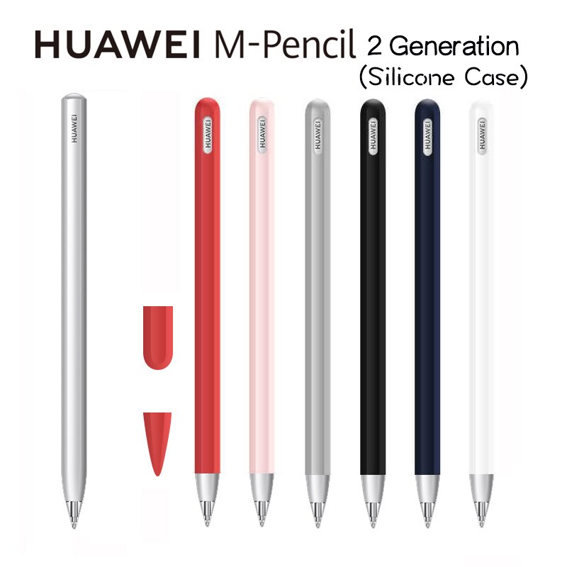 Huawei m-pencil 2 sukupolven naarmuuntumaton silikonisuojakansi kynäkynä kynäkotelo m-kynälle 2nd lisävarustetta