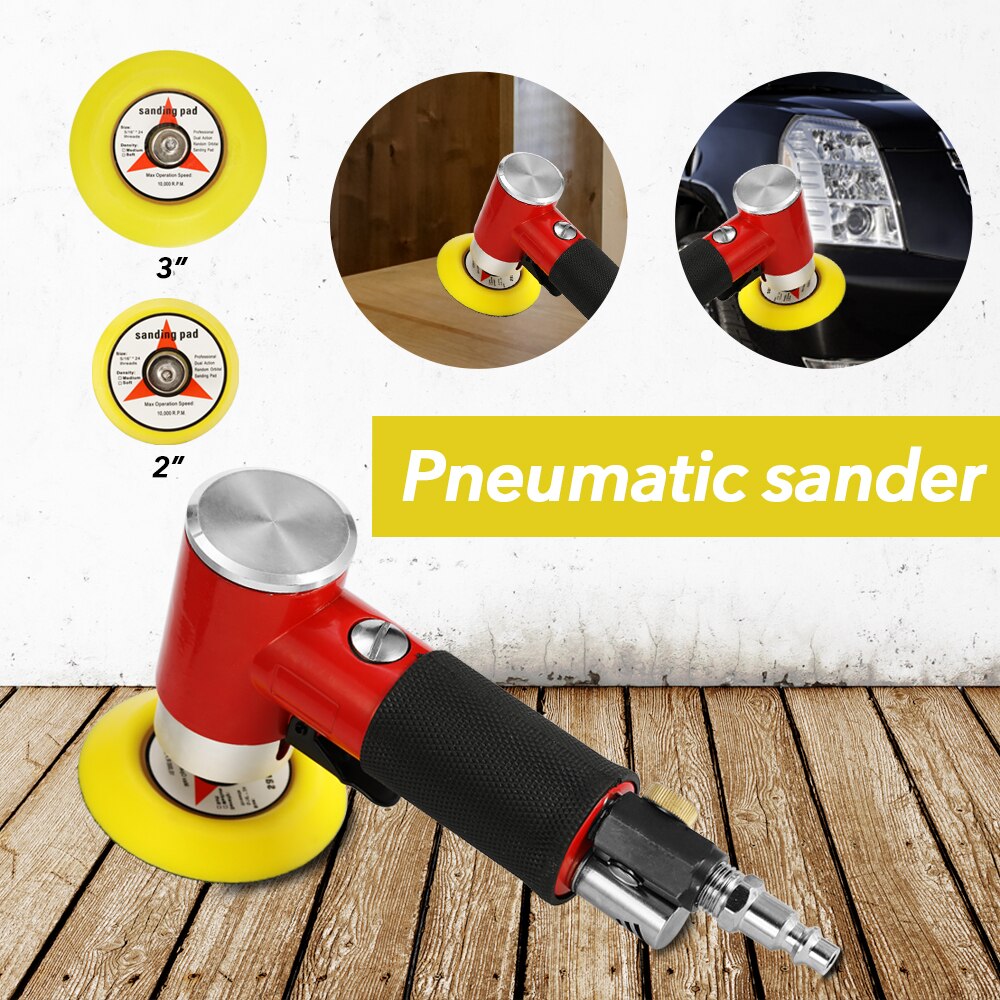 Mini hogesnelheids pneumatische schuurmachine met luchtschuurmachine, polijstgereedschap, hoge sterkte, slijtvaste schuurmachine