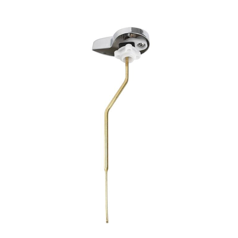 Fitting Side Mount Toilet Lever Handle For Toilet Tank High-Grade Metal Accessories Suitable For Most Toilets Silver And Golden