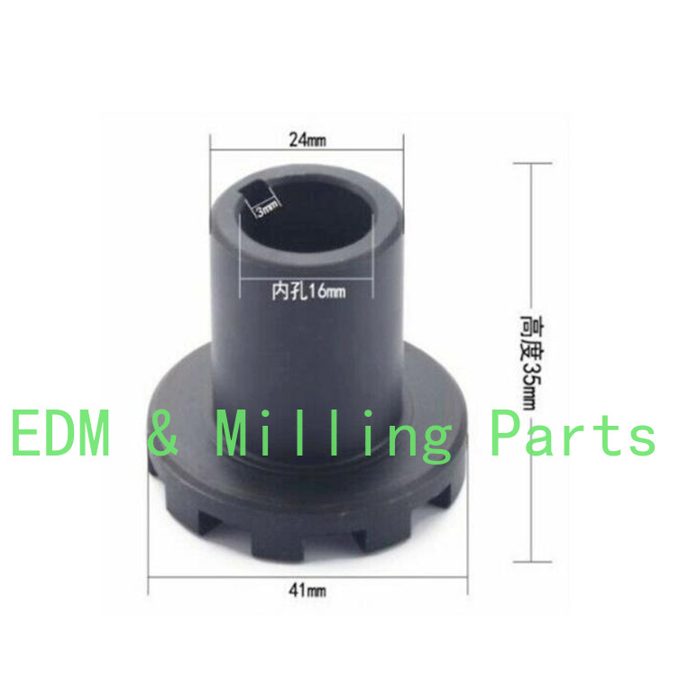 CNC Milling Machine Cluth Insert Shaft Gear 9 Teeth Vertical For Bridgeport Mill Part