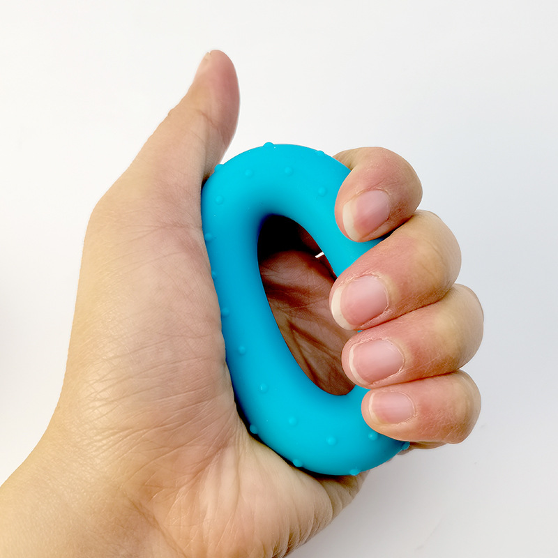 Sílica Gel Hand Grip Ring para Homens e Mulheres, Ginásio Fitness, Dedo, Pesado Exerciser Ball, Recuperação Muscular, Grip Trainer