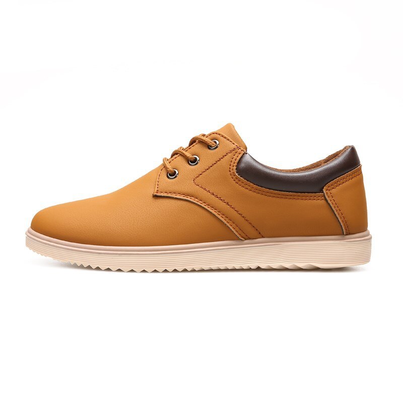 Lædersko mænds lejligheder oxfords sko mænd kausal sko snøre læder sko til mænd sneaker oxford