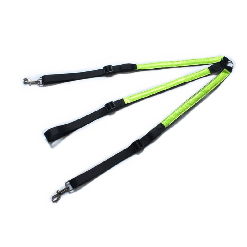 Horse Webbing Harness Collar Breastplate Adjustable Night Visible LED Light Chest Belt Safe Riding Equipment: Green  