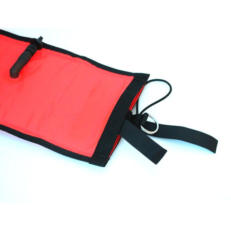 Diving SMB Signal 1.2M/1.5M/1.8M Diving Surface Marker Buoy Diver Below Scuba Diving Inflatable Signal Tube Safety Sausage