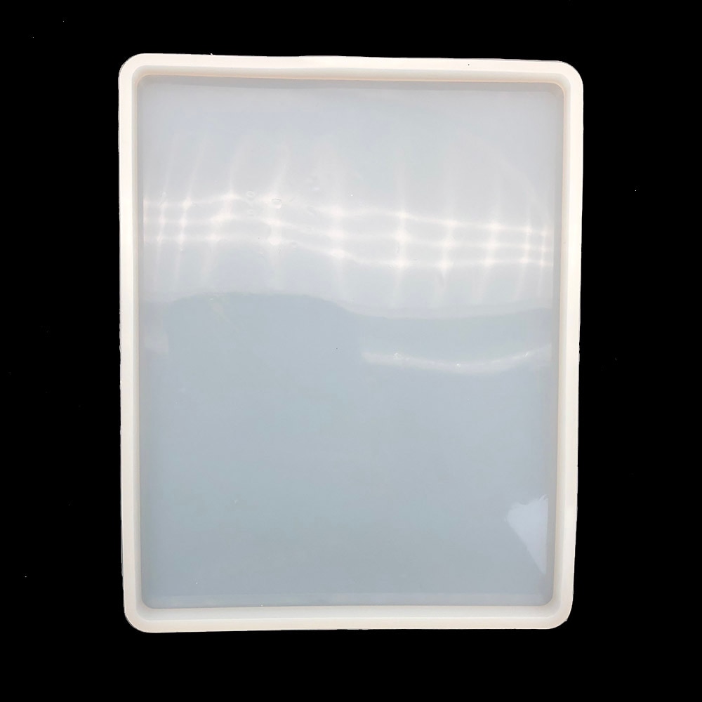 1pcs Liquid Silicone Transparent Resin Mold Rectangle Shape Large Tray Molds For DIY Jewelry Making