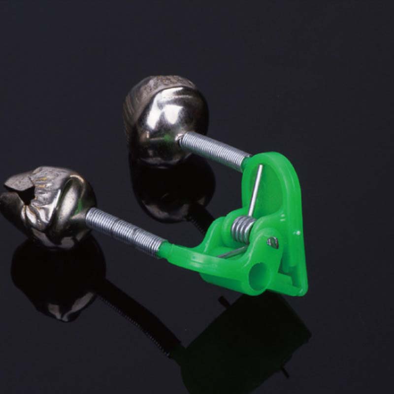 Poetryyi zeevisserij praktische visbel draaiveer dubbele bel alarm vistuig visaccessoires 30