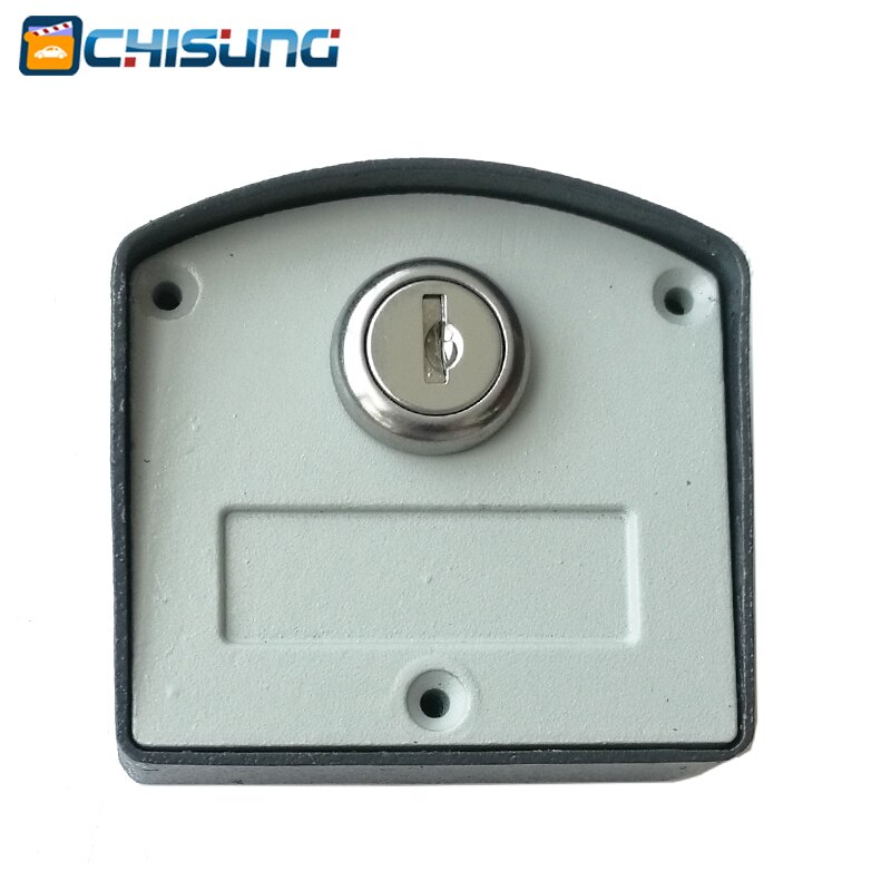 Factory key selector switch for personnel access control for automatic gate opener