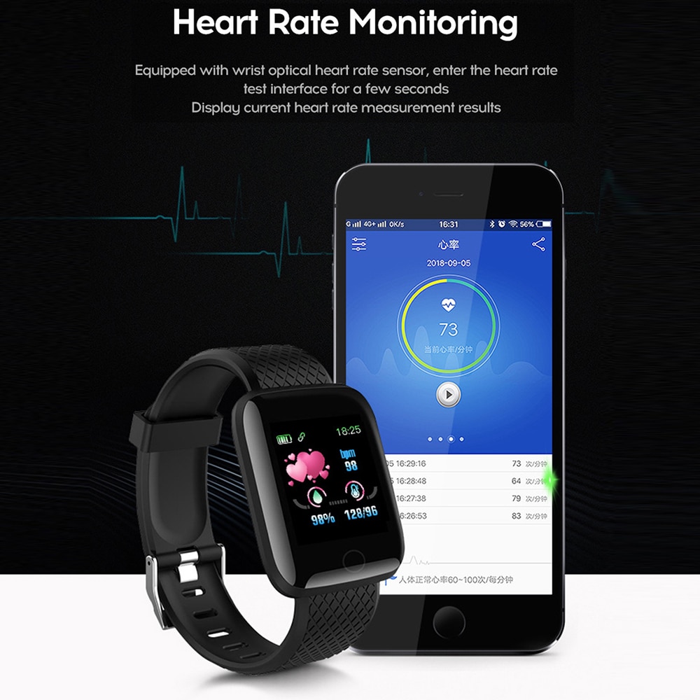 Smart band Wristband Heart Rate Monitor Smart Fitness Bracelet Blood Pressure Waterproof IP67 Fitness Tracker Watch smartband