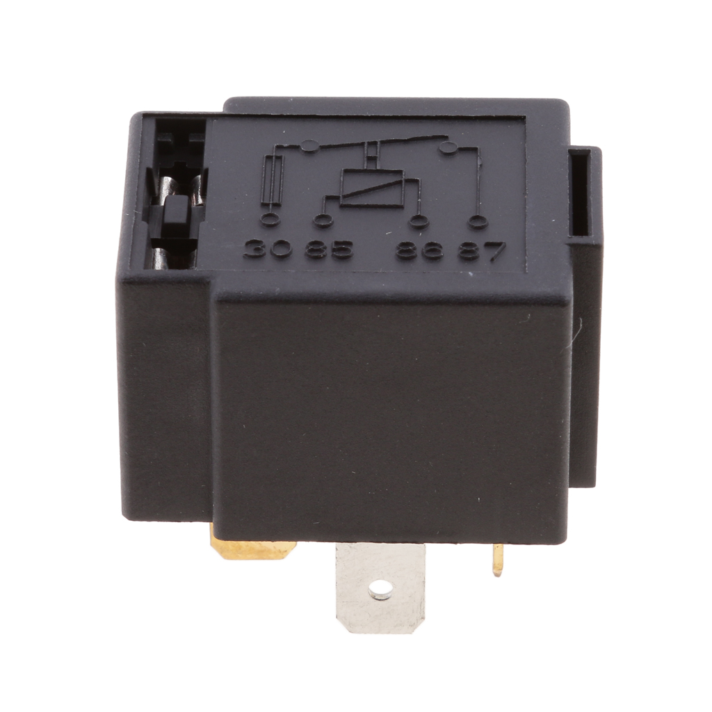 Bil automotive 4 pin 12 volt 30 amp sikringsrelæ normalt åben kontakt
