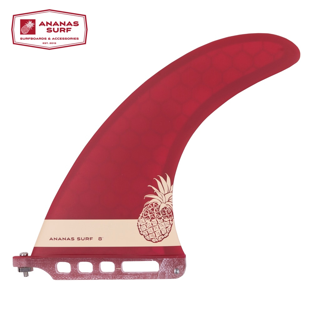 Ananas Surf planche de Surf aileron centre simple boîte aileron 8 "longboard 8 pouces longueur us base sup accessoires performance style noserider