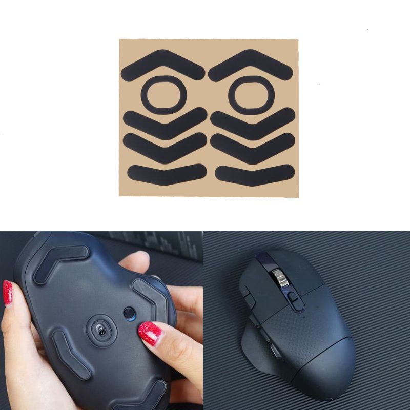 2 zestawów/paczka infolinia gry poziom konkurencji nóżka myszy łyżwy dla myszy logitech G604 o grubości 0.8mm