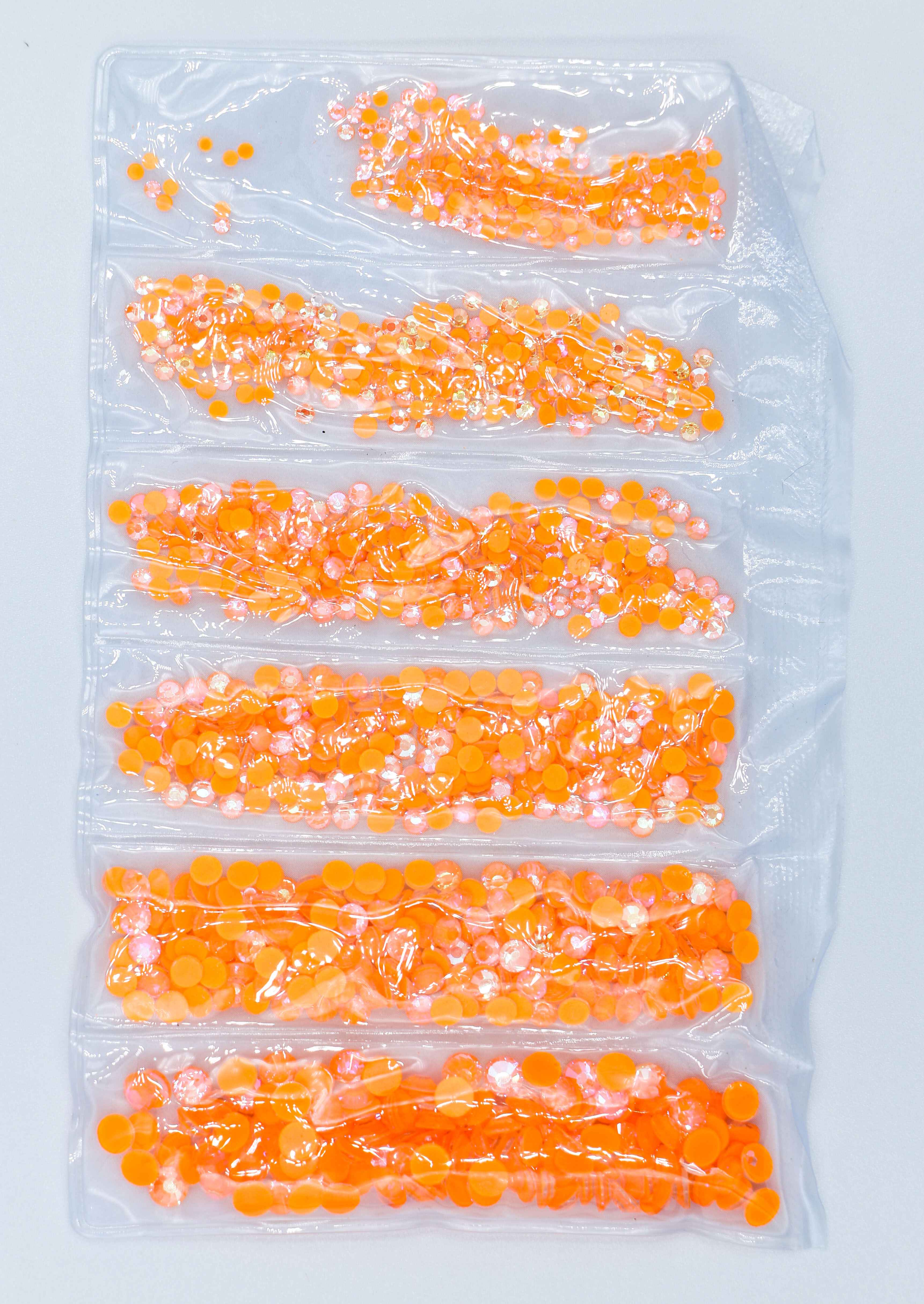 Mezcla luminosa fluorescente SS6-SS20, diamantes de imitación de neón sin fijación por calor, decoraciones eléctricas noctilucentes para decoración de uñas: 1 mm / Zinc envejecido