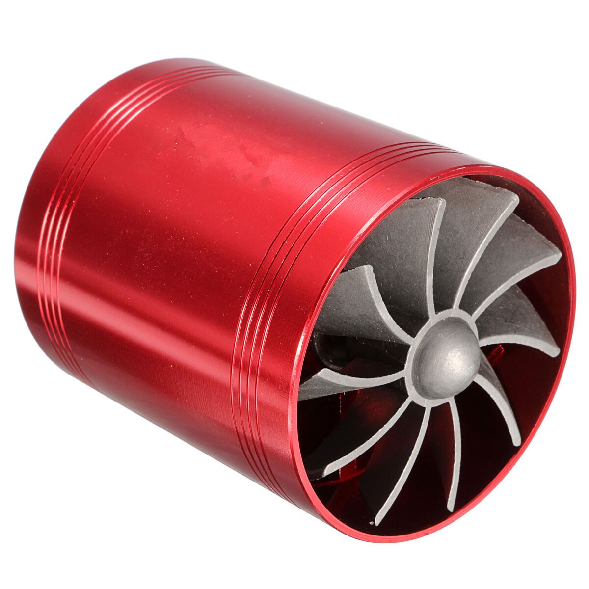 Universal Auto Luftfilter Intake Fan Fuel Gas Saver Supercharger MV77942B 68mm x 65mm Für Turbine Turbo Ladegerät turbolader