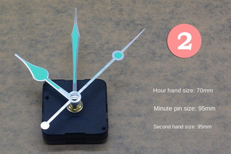 DIY Digital Wall Clock 3D Mirror Surface Sticker Silent Clock Home Office Decor Wall Clock Plate for Bedroom Clocks Movement: 2